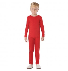 Costume Justaucorps rouge à 2 pièces garçon et fille