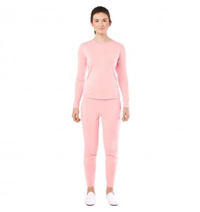 Costume Justaucorps rose à 2 pièces femme