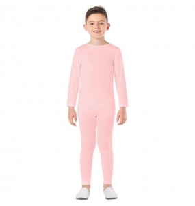 Costume Justaucorps rose à 2 pièces garçon et fille