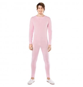 Déguisement Justaucorps rose spandex homme