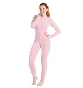 Déguisement Justaucorps rose spandex femme