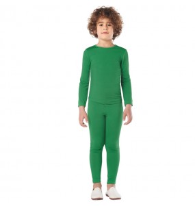 Costume Justaucorps vert à 2 pièces garçon et fille
