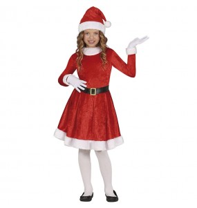 Costume Maman Père Noël classique fille