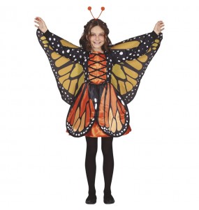 Costume Papillon avec des ailes fille