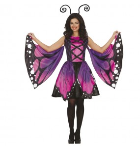 Costume Papillon violet femme