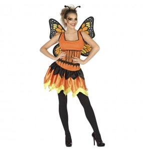 Déguisement Papillon orange femme