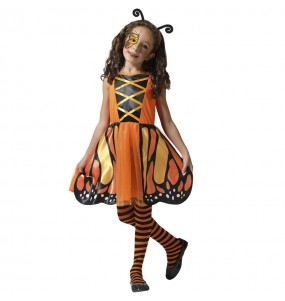 Costume Papillon orange fille