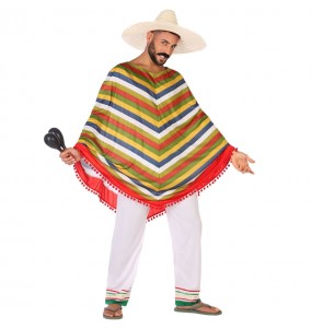 Déguisement Méxicain Multicolore homme