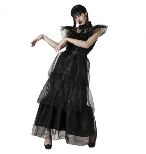 Costume Mercredi Addams dansant femme