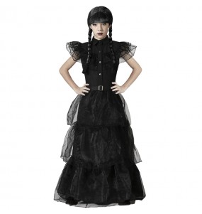 Costume Mercredi Addams dansant fille