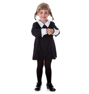 Costume Mercredi Addams classique fille