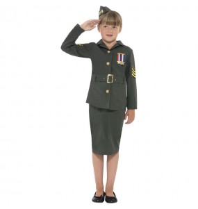 Costume Officier militaire fille