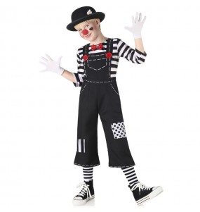 Costume Mime à rayures garçon