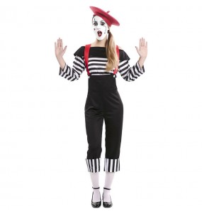 Déguisement Mime Artiste pour femme