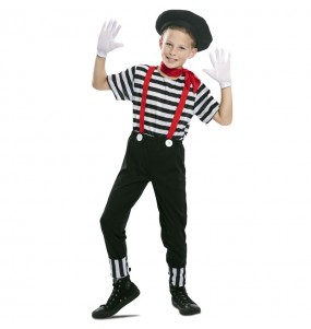 Costume Mime du cirque garçon