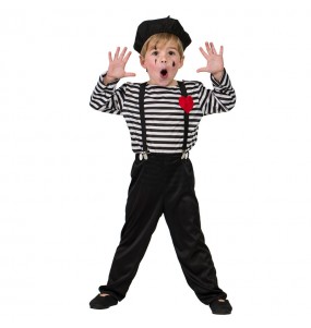 Déguisement Mime Clown pour garçon