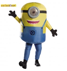 Déguisement Minion Stuart gonflable adulte