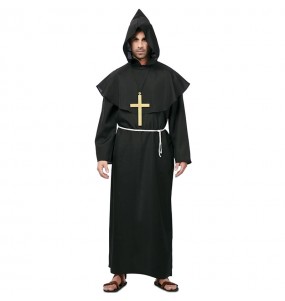 Costume Moine noir homme