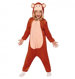 Costume Singe kigurumi garçon