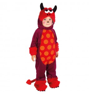 Costume Monstre rouge bébé