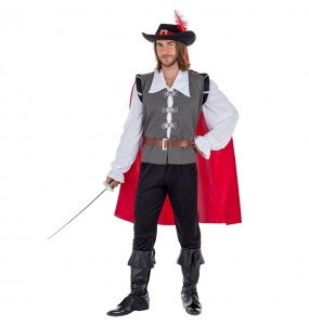 Déguisement Mousquetaire avec cape pour homme