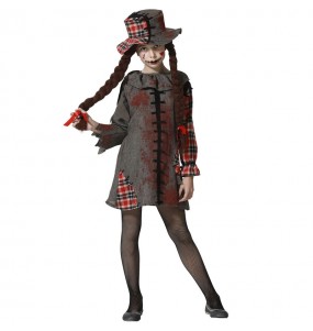 Costume Poupée de chiffon sanglante fille