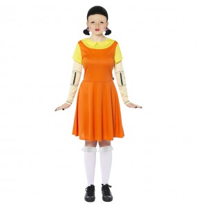 Costume Poupée de Squid Game femme