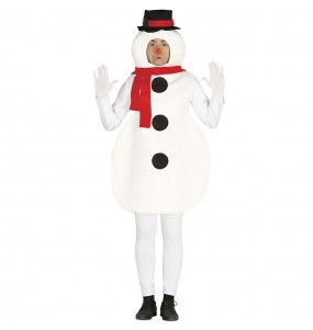 Déguisement Bonhomme de Neige Kigurumi adulte