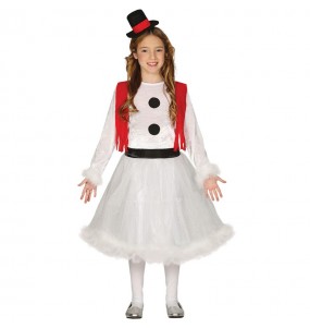 Costume Bonhomme de neige fille