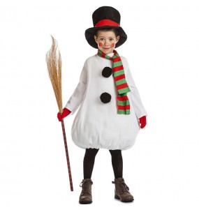 Costume Bonhomme de neige dodu garçon