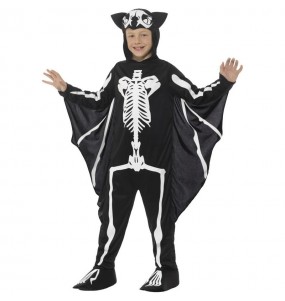 Costume Chauve-souris squelette de nuit garçon