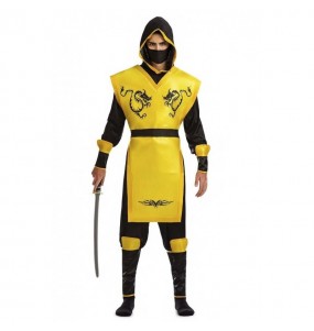 Déguisement Ninja Jaune pour homme