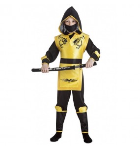 Déguisement Ninja Jaune pour garçon