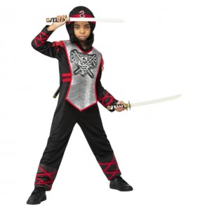 Costume Dragon ninja rouge garçon