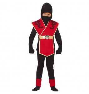 Déguisement Ninja rouge garçon