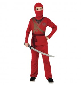 Costume Ninja Crâne rouge garçon