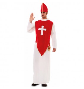 Déguisement Évêque Rouge adulte