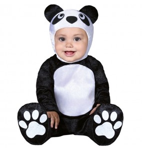 Déguisement panda amoureux bébé