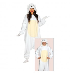 Déguisement Ours Blanc Kigurumi Adulte