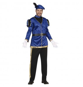 Costume Page bleue des Rois d'Orient homme