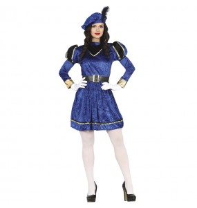 Costume Page royal bleu femme