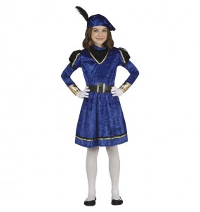 Costume Page royale bleue fille