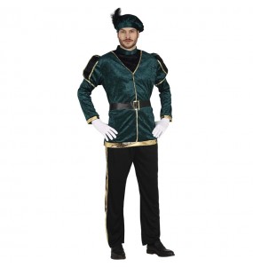 Costume Page verte des Rois d\'Orient homme