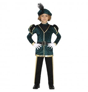 Costume Page verte des Rois d'Orient garçon