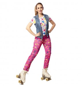 Costume Patineur des années 90 femme