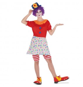 Déguisement Clown Coloré femme