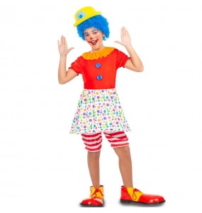 Déguisement Clown Coloré fille