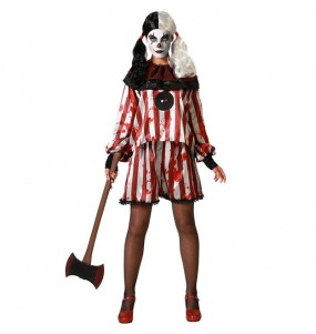 Costume Clown sanglant femme