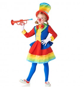 Costume Clown jongleur fille