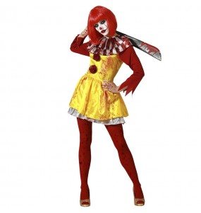 Costume Clown MacDonald sanglant femme